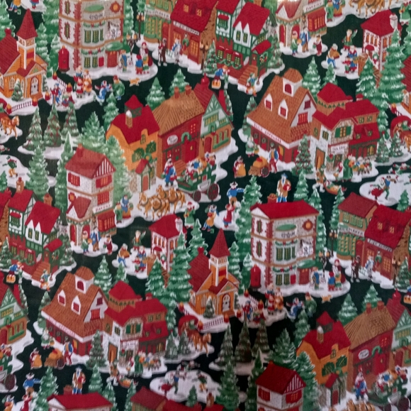 Vintage Holiday Entertaining Bardwil Linens Christmas Holiday Oblong Tablecloth - Picture 10 of 11